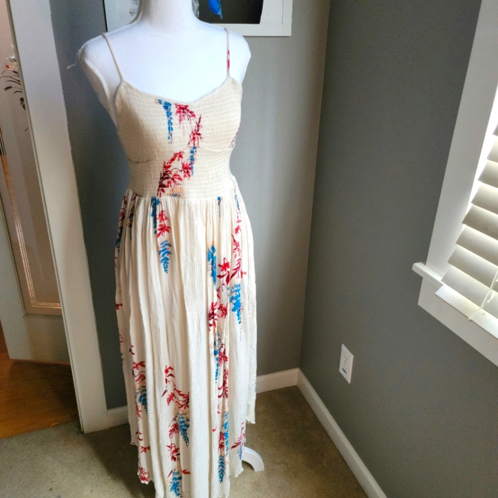 Free People Floral Maxi Sundress